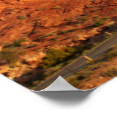 Utah, Arches National Park, rotsformaties 2 Poster (Hoek)