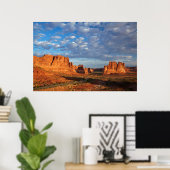 Utah, Arches National Park, rotsformaties 2 Poster (Thuiskantoor)