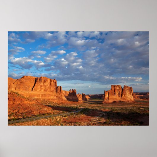 Utah, Arches National Park, rotsformaties 2 Poster (Voorkant)