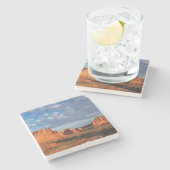 Utah, Arches National Park, rotsformaties 2 Stenen Onderzetter (Zijkant)