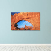 Utah, Arches National Park, Turret Arch 3 Canvas Afdruk (Insitu (Houten vloer))