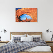 Utah, Arches National Park, Turret Arch 3 Canvas Afdruk (Insitu (Slaapkamer))