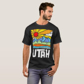 Utah Artistic Natuur Mountains  T-shirt (Voorkant volledig)