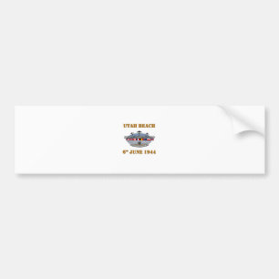 Utah Beach 6th June 1944 Bumpersticker
