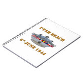 Utah Beach 6th June 1944 Notitieboek (Linkerzijde)