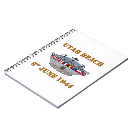 Utah Beach 6th June 1944 Notitieboek (Linkerzijde)