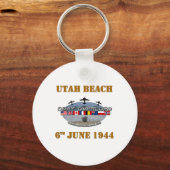 Utah Beach 6th June 1944 Sleutelhanger (Voorkant)
