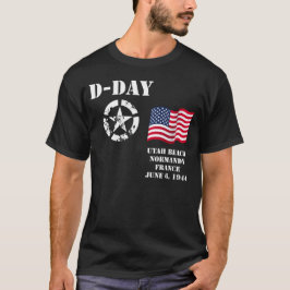 Utah Beach, Normandy, Frankrijk, 6 juni 1944 T-shirt