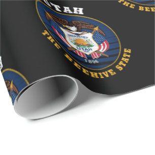 UTAH BEEHIVE STAATSVLAG CADEAUPAPIER