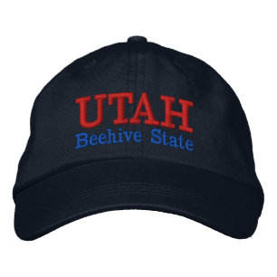 Utah Beehive State geborduurd Pet
