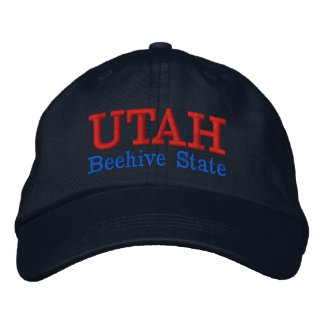 Utah Beehive State geborduurd Pet