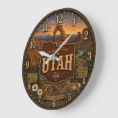Utah Beehive State National Park Rustic Gift Grote Klok (Hoek)