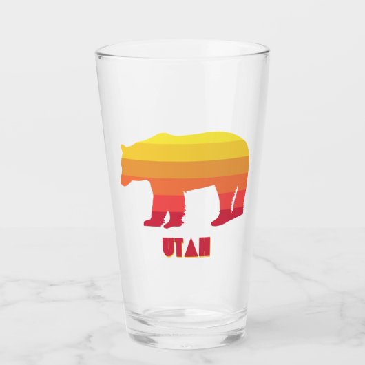 Utah Beer Glas (Voorkant)