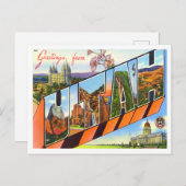 Utah  Big Letters Briefkaart (Voorkant / Achterkant)