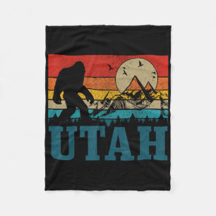 Utah Bigfoot Vintage Bergen Wandelen Kamperen Jach Fleece Deken