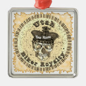 Utah Biker Metalen Ornament (Voorkant)