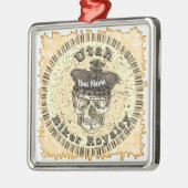 Utah Biker Metalen Ornament (Links)
