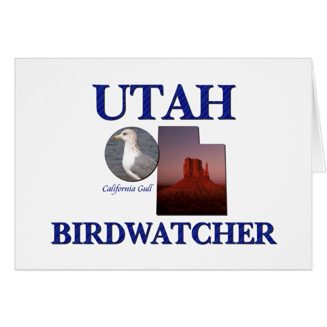 Utah Birdwatcher (Voorkant Horizontaal)