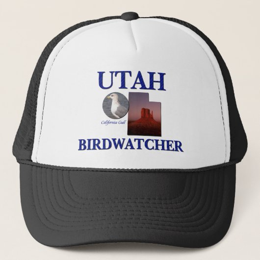 Utah Birdwatcher Trucker Pet (Voorkant)