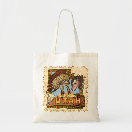 Utah boodschaptas tote bag (Voorkant)