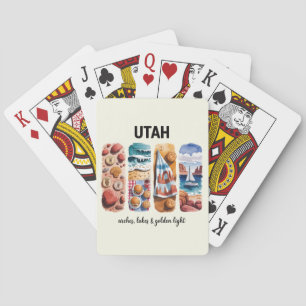 Utah - Boogschutten, Meren & Gouden Licht Pokerkaarten