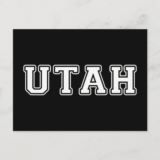 Utah Briefkaart (Voorkant)