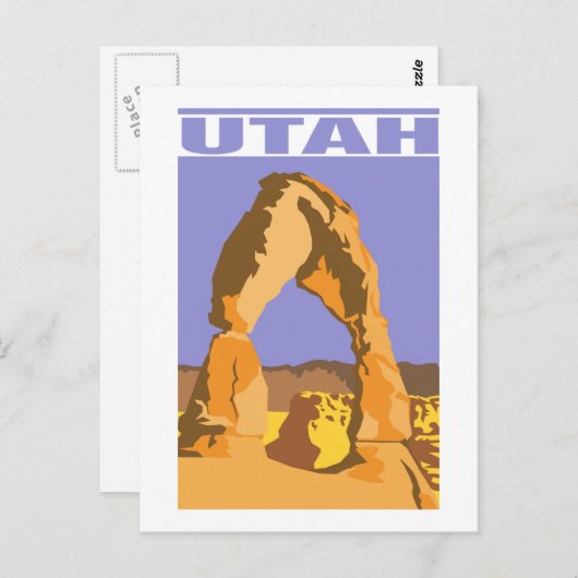 Utah Briefkaart (Voorkant / Achterkant)