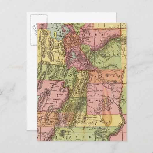 Utah Briefkaart (Voorkant / Achterkant)