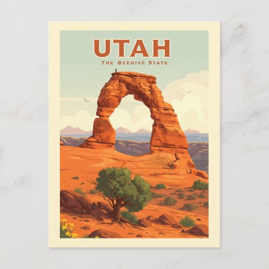 Utah Briefkaart (Voorkant)