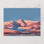 Utah Briefkaarten Oquirrh bergen Snow Winter Plain (Voorkant)