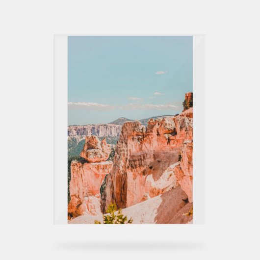 Utah Bryce Canyon Acryl Bord (Voorkant)