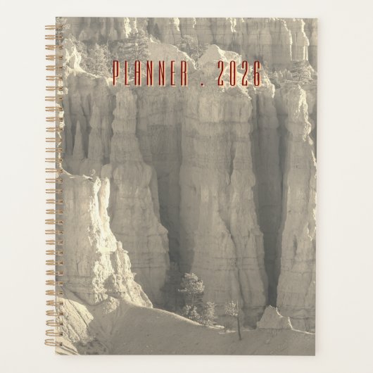 Utah Bryce Canyon Hoodoos Planner (Voorkant)