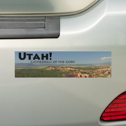 Utah Bumpersticker (Op auto)