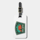 Utah Camping Bagagelabel (Voorkant verticaal)