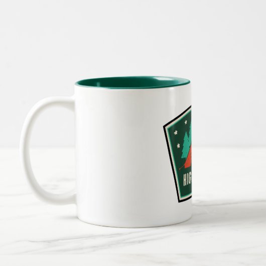 Utah Camping Tweekleurige Koffiemok (Links)