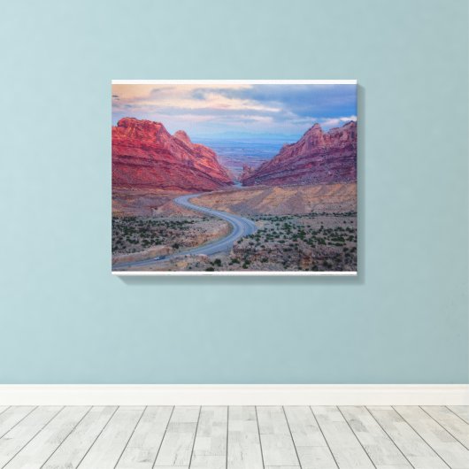 Utah Canvas Afdruk (Insitu (Houten vloer))