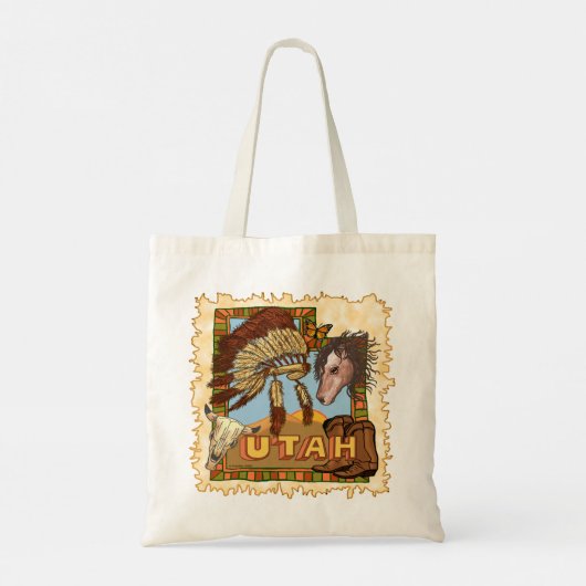 Utah canvas tas (Achterkant)