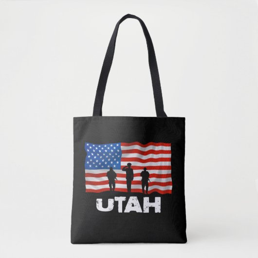 Utah, Canvas tas Amerikaanse vlag (Voorkant)
