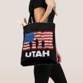 Utah, Canvas tas Amerikaanse vlag (Dichtbij)