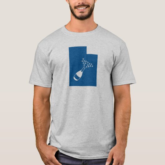Utah Champagne Powder T-shirt (Voorkant)