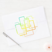 utah chill blur ronde sticker (Envelop)