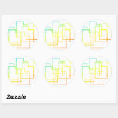 utah chill blur ronde sticker (Vel)