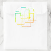 utah chill blur ronde sticker (Tas)