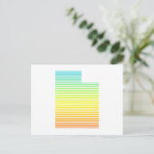 utah chill fade briefkaart (Staand voorkant)