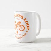 Utah Cliffs Loop (fietsen) Koffiemok (Voorkant rechts)