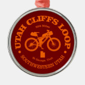 Utah Cliffs Loop (fietsen) Metalen Ornament (Voorkant)
