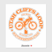 Utah Cliffs Loop (fietsen) Sticker (Vel)