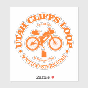 Utah Cliffs Loop (fietsen) Sticker