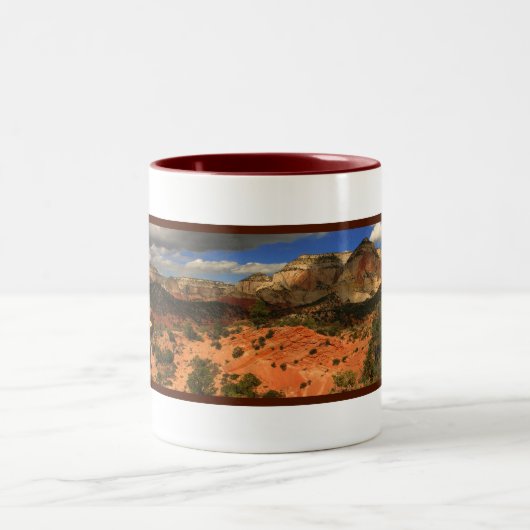 Utah Cliffs Tweekleurige Koffiemok (Center)