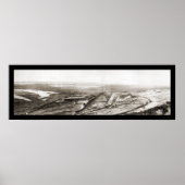 Utah Copper Mine Photo 1910 Poster (Voorkant)